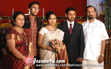PRITTO LISHA Marriage Photo Gallery at Puthupally Church Kottayam Kerala